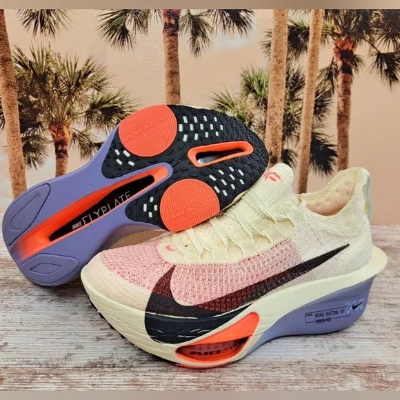Nike Air Zoom 💅 Alphafly NEXT% 3 Coconut White Shoes FD8315-101 7.5 8 9.5 NEW - Picture 6 of 15
